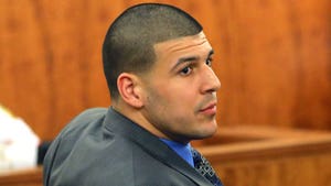 Report: Aaron Hernandez -- Busted for Being Lookout in Prison Fight