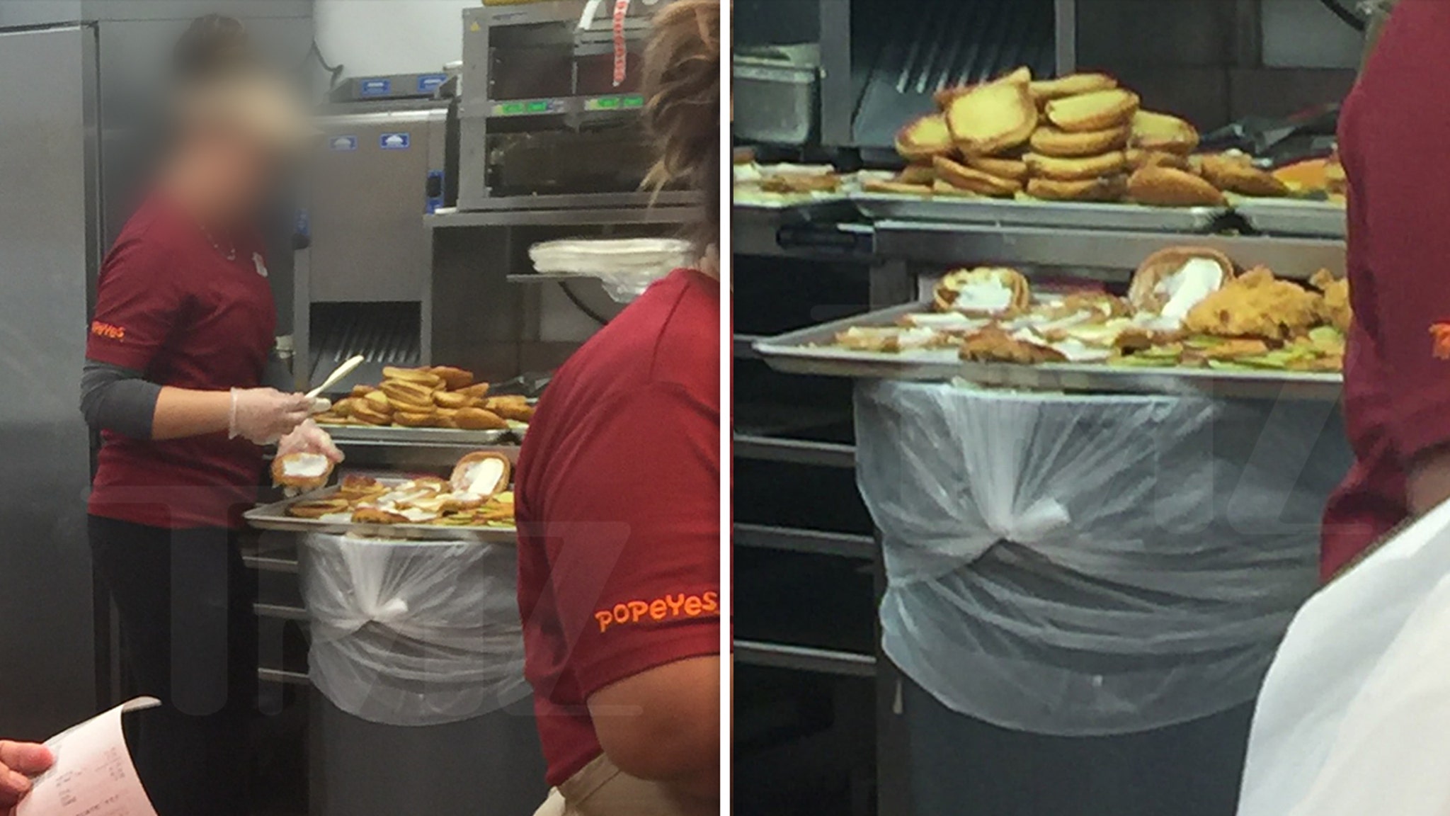 Popeyes Employee Made Chicken Sandwiches on Trash Bin, Owner Apologizes.