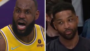 LeBron James Yells 'I'm a Motherf***ing Problem' in Tristan Thompson's Face During Game