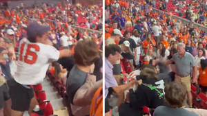 Fans Get In Violent Fistfight In Stands At Clemson vs. Georgia Tech Game