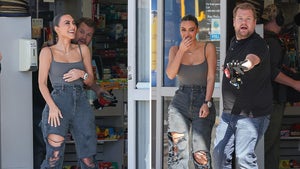 Kim Kardashian and James Corden Film 'Carpool Karaoke' Segment Together