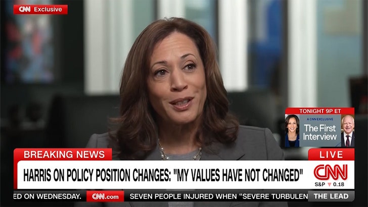 Kamala Harris Addresses Shifting Views on Immigration, Fracking