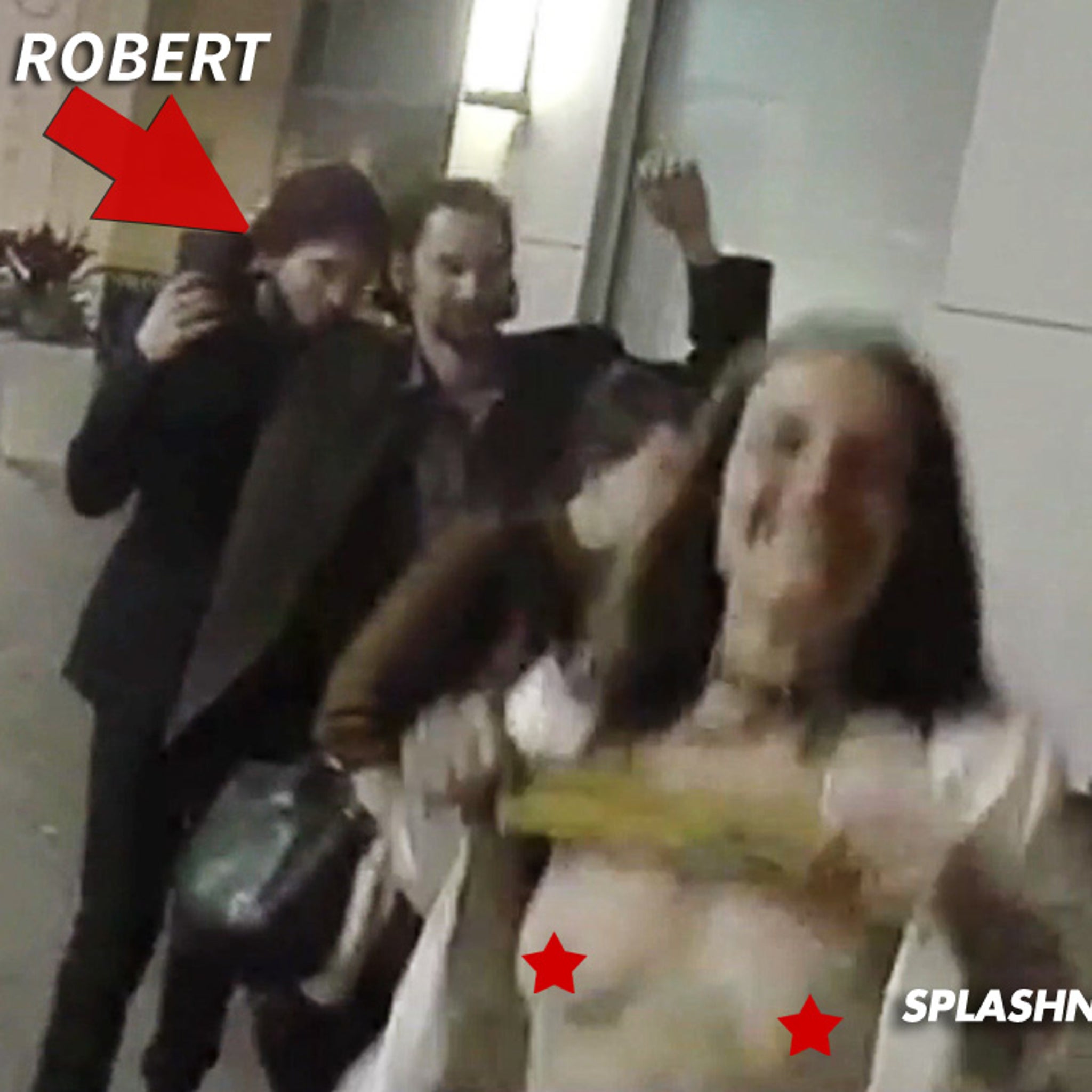 Robert Pattinson -- Friend Flashes Boobie Decoy ... Photogs Forced to Choose