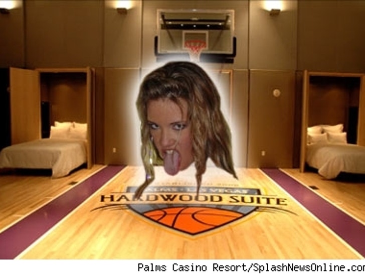 Katie Rees in the Hardwood Suite