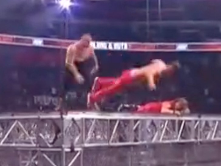 AEW Star Eddie Kingston Throws Sammy Guevara Off Top Of Cage In Insane Match.jpg