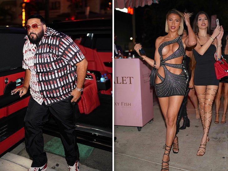 Celebs arriving at Drake's 36th Birthday Party