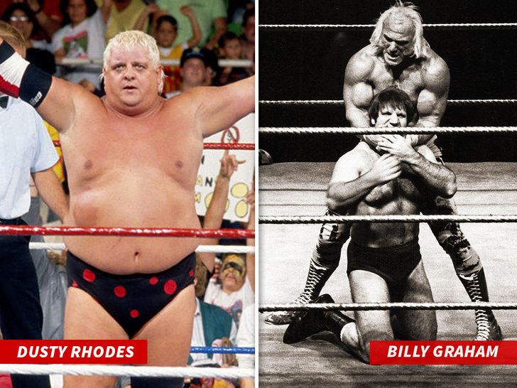 Dusty Rhodes and billy graham