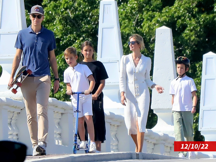 Ivanka Trump and Jared Kushner go check out their new house with their kids at Indian Creek