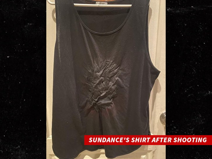 Sundance's Shirt After Shooting