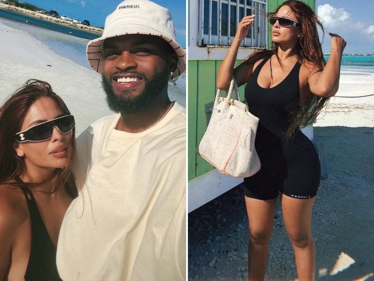 Internet Personality Yris Palmer warms up on Vacay with BF Troy Daniels