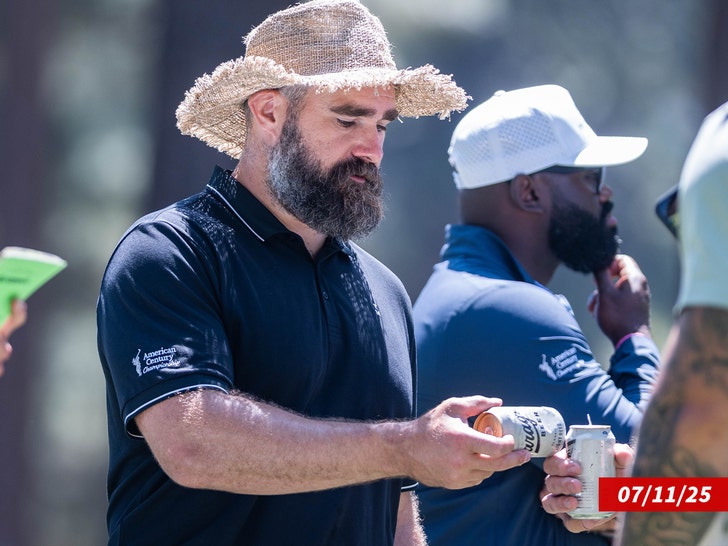 jason kelce garage beer sub getty swipe