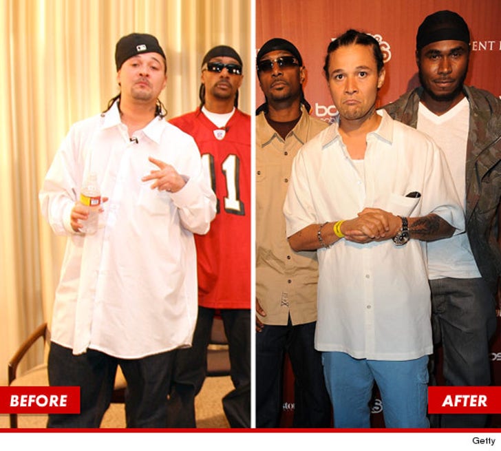 Bone Thugs-n-Harmony's Bizzy Bone -- Stop Calling Me 'Fat Ass' :: 0821-bizzy-bone-before-after-getty-article-3