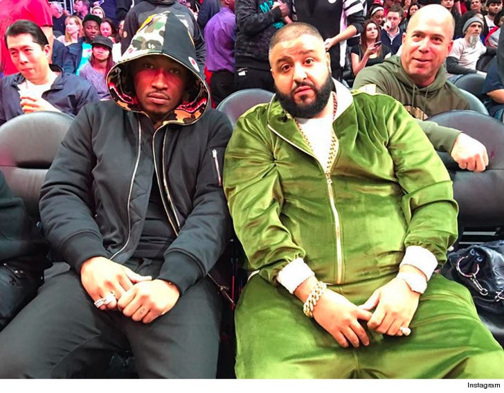 DJ Khaled & Jay Z: Power Summit with Huge Stars ... At Clippers Game