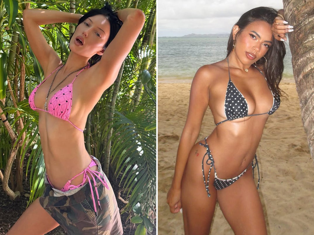 Meredith Duxbury vs. Adelaine Morin -- Polka Dot Bikinis Edition