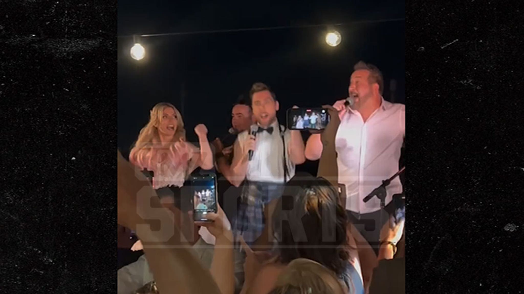 WWE’s Alexa Bliss Sings On Stage With ‘NSYNC At Ryan Cabrera Wedding Reception