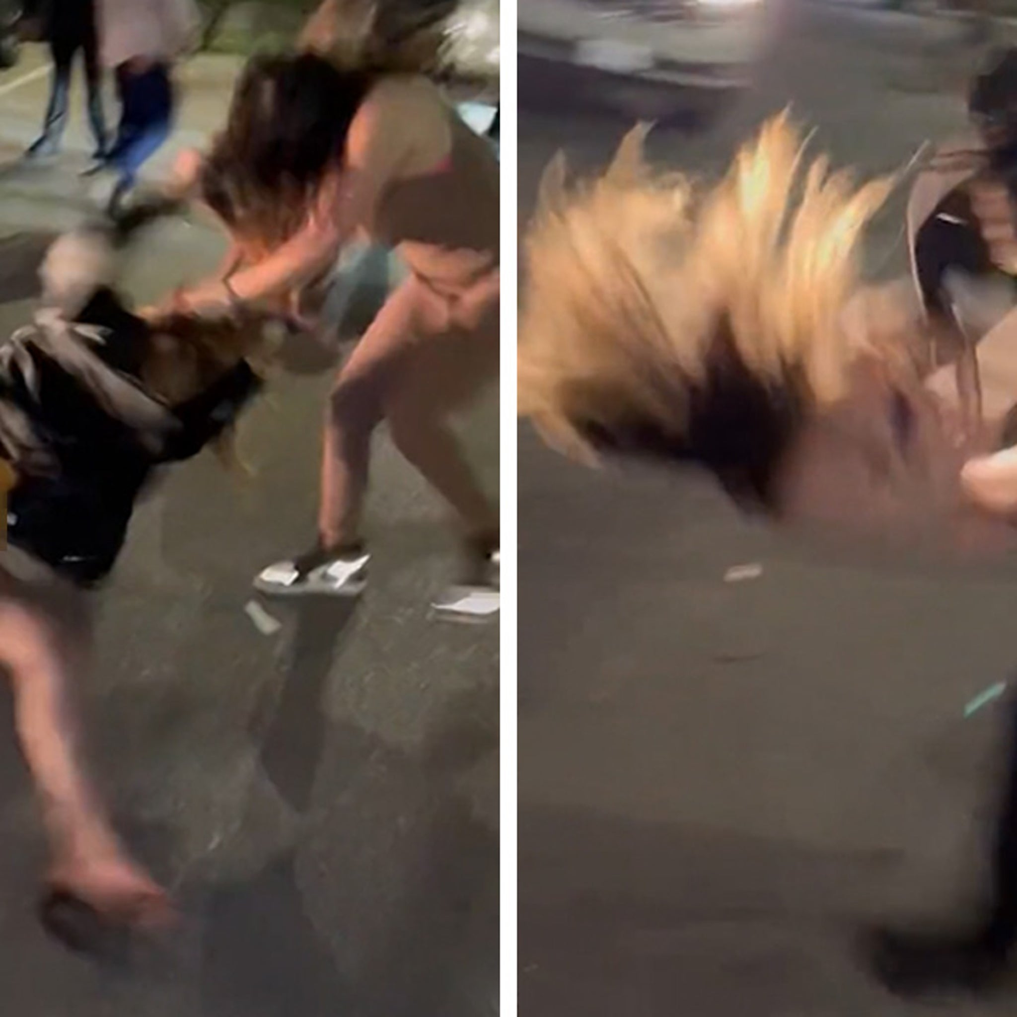 Wild Video Shows WWE-Style Rumble Outside Texas Club image