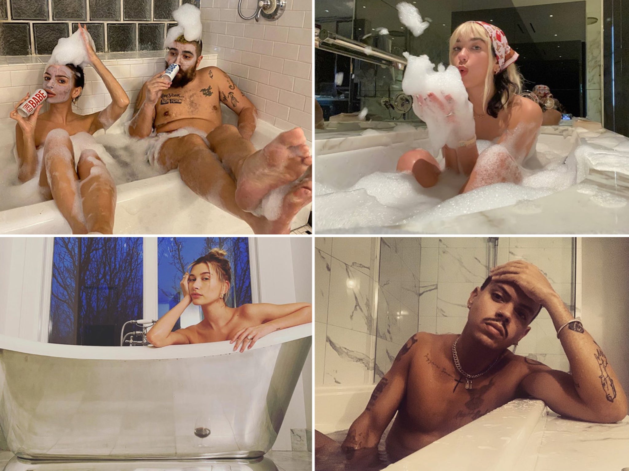 Sexy Stars In Suds -- Happy Bath Day!