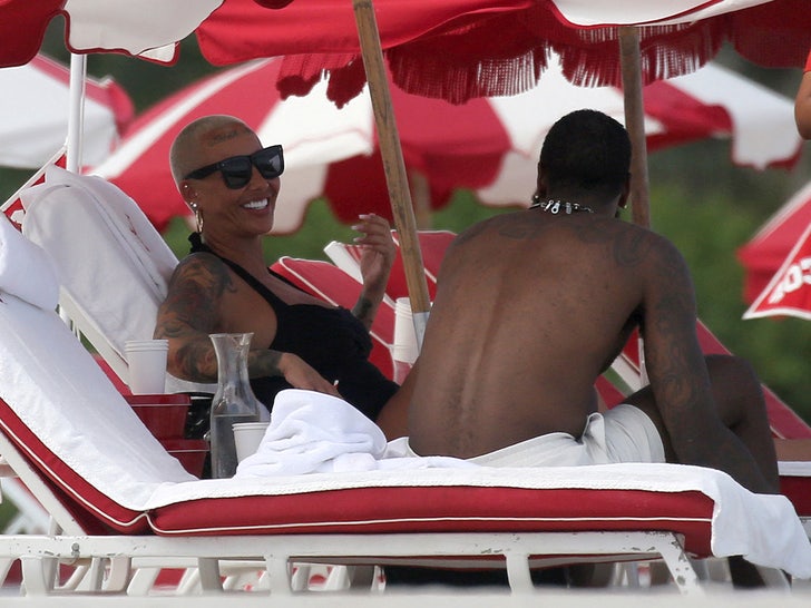 Iman Shumpert, Amber Rose Go On Beach Date, Just Friends