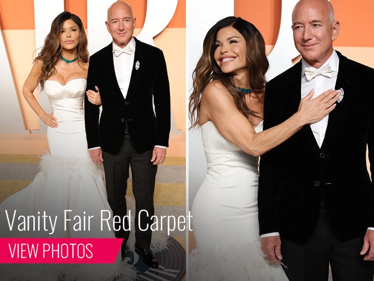 Lauren Sanchez and Jeff Bezos