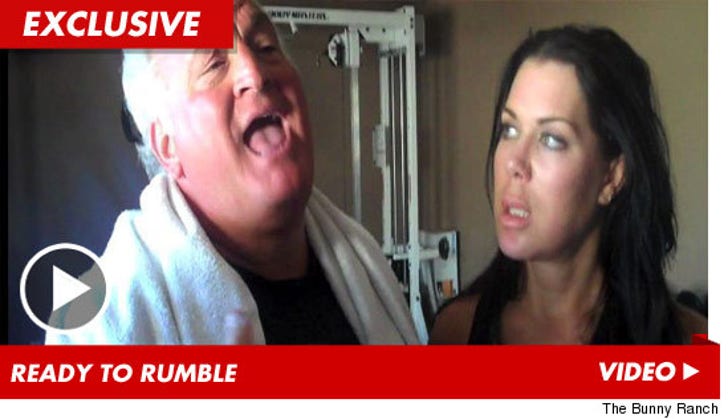 Chyna -- Going Hardcore with Joey Buttafuoco ... in the Gym