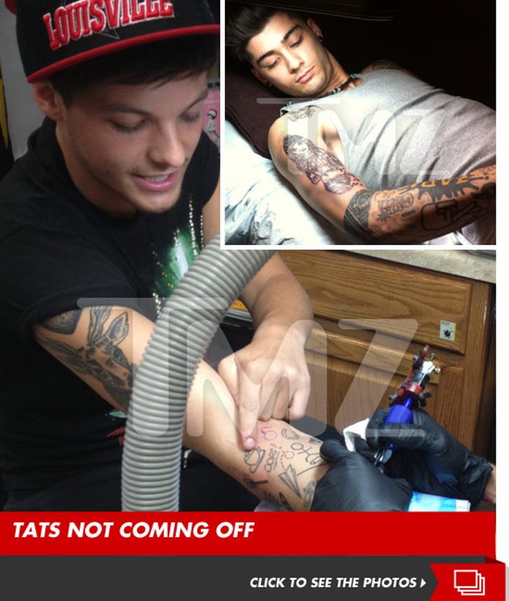 One Direction's New Tattoo Photos