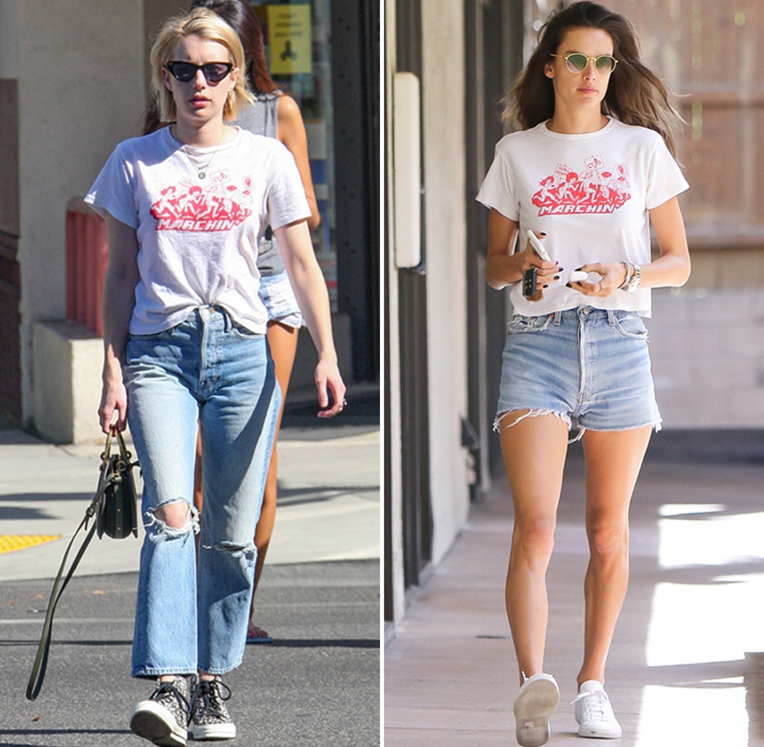 Emma Roberts (26) vs. Alessandra Ambrosio (36)