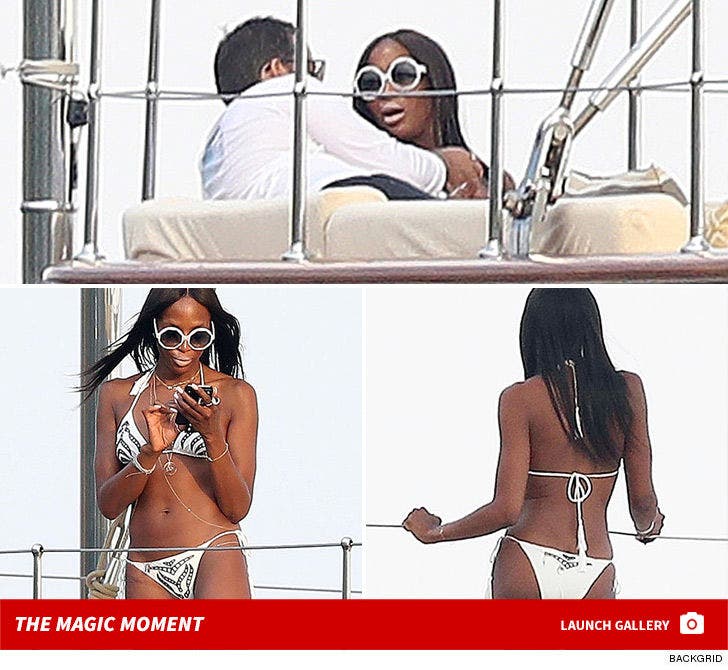 barbecue Controverse Bestaan Naomi Campbell Shows Off Bikini Bod for David Blaine on Luxury Yacht
