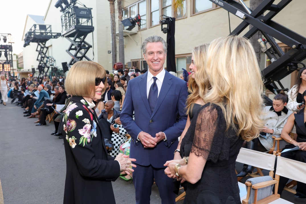 Anna Wintour, Gavin Newsom