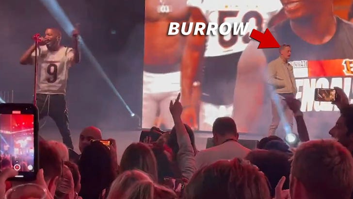 Joe Burrow Raps to Kid Cudi at Party Following 2022 Super Bowl