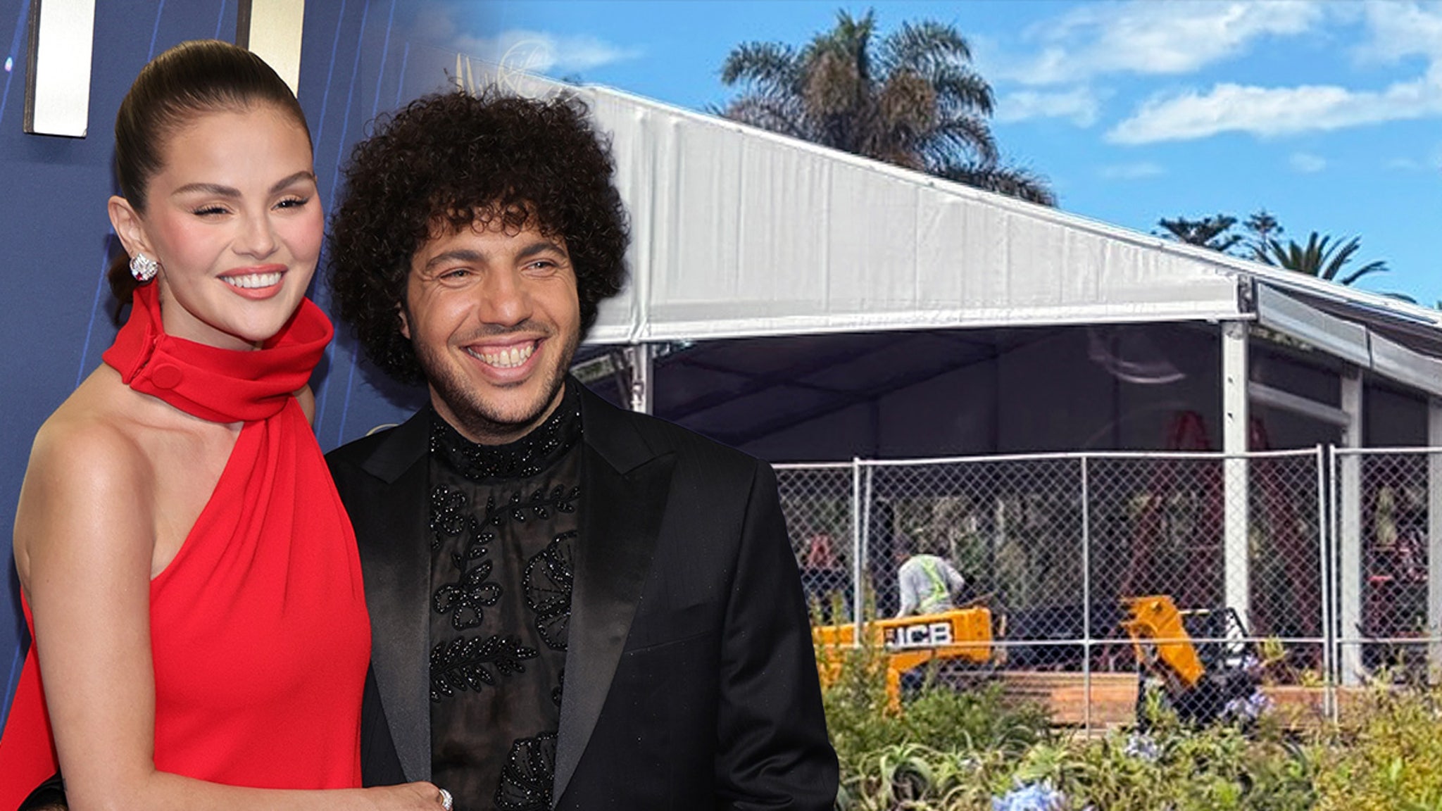 Selena Gomez & Benny Blanco’s Weekend Wedding Taking Shape, See Pics