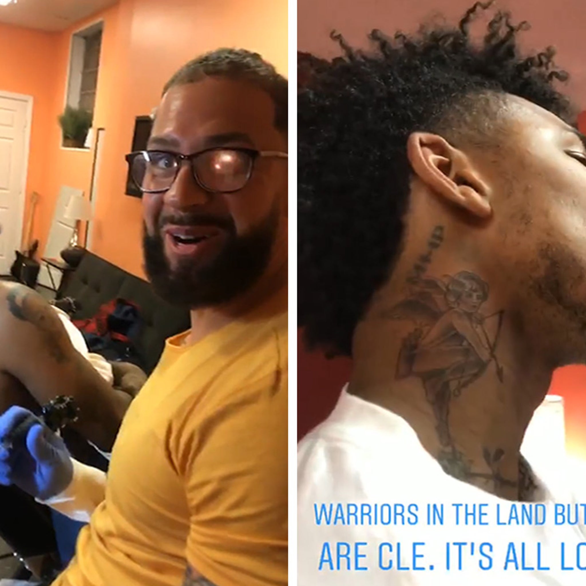 Nick Young Gets Neck Tattoo 24 Hours Before Game 3 of NBA Finals