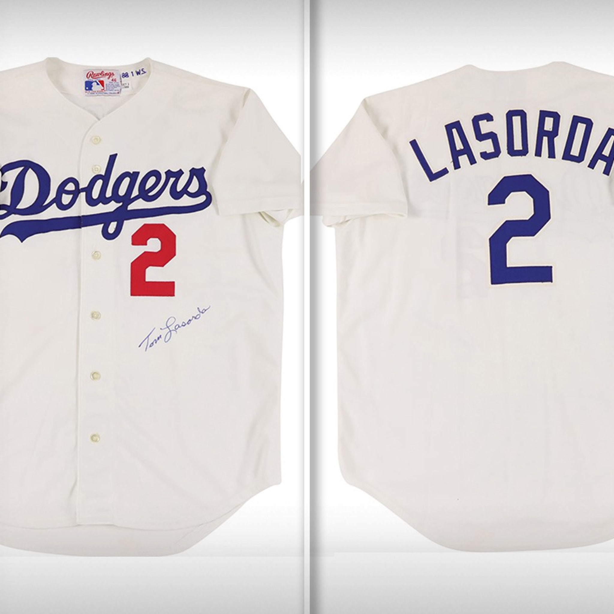 Lot Detail - KIRK GIBSON'S 1988 WORLD SERIES LOS ANGELES DODGERS JERSEY  WORN TO HIT HISTORIC GAME WINNING HOME RUN IN GAME ONE
