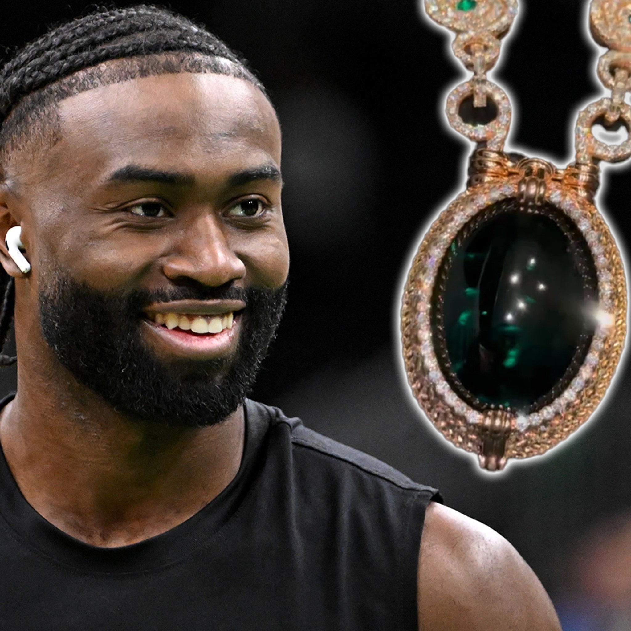 Jaylen Brown Cops $250k Emerald Chain Ahead of Celtics' Playoff Run