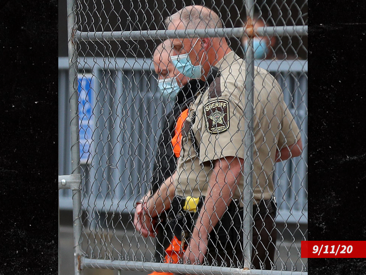 Derek Chauvin leaving court