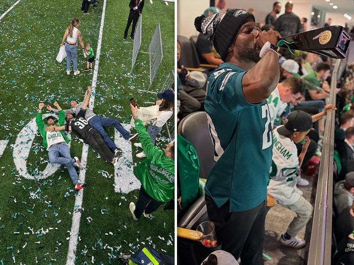 Celebrities Celebrate Eagles Super Bowl LIX Victory