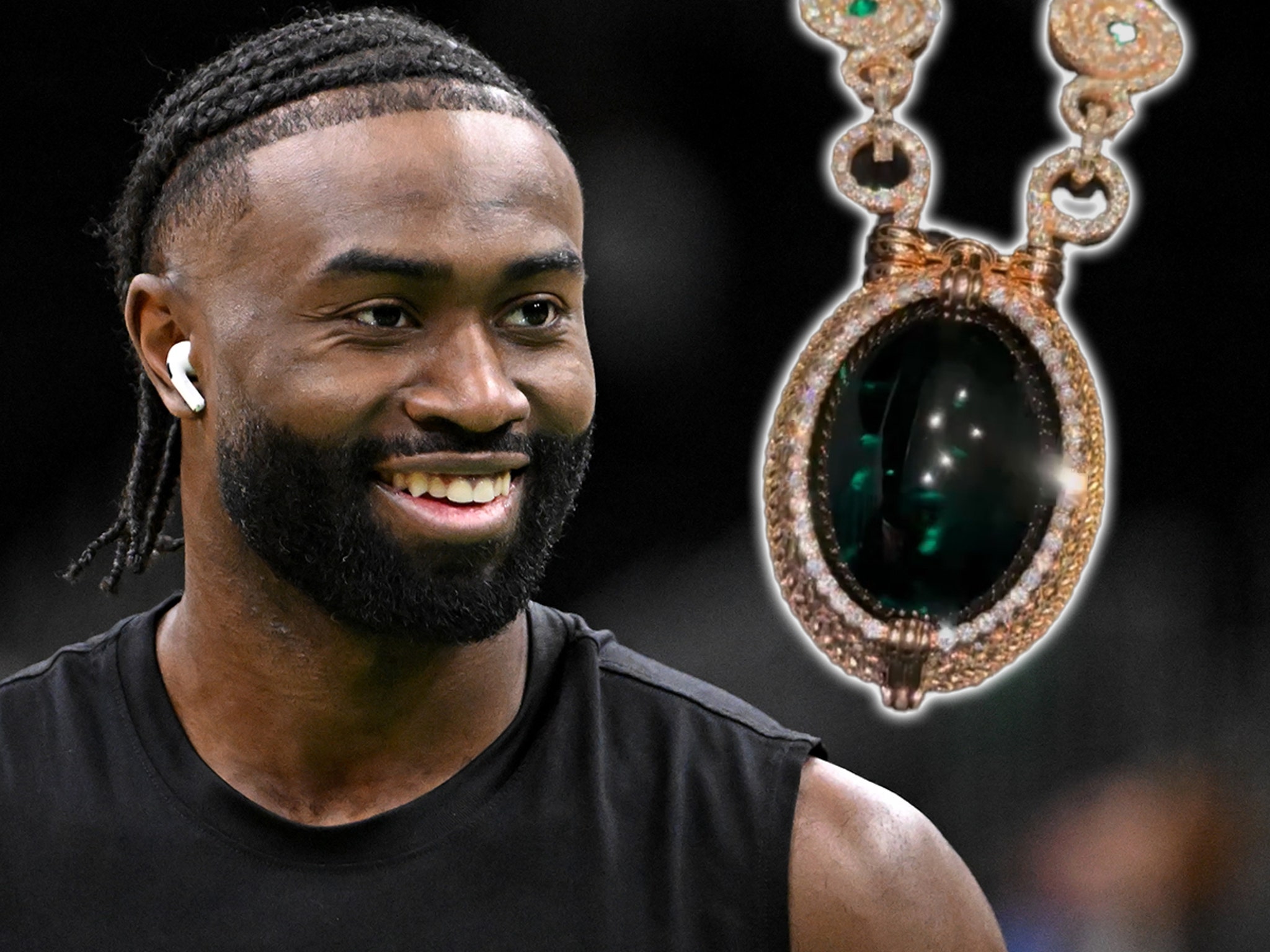 Jaylen Brown Cops $250k Emerald Chain Ahead of Celtics' Playoff Run