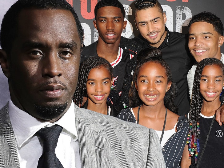 diddy and his kids getty comp
