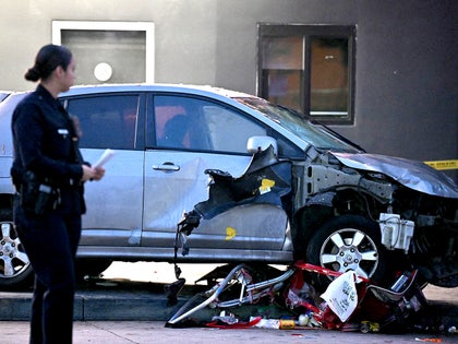 car crash los angeles launch getty