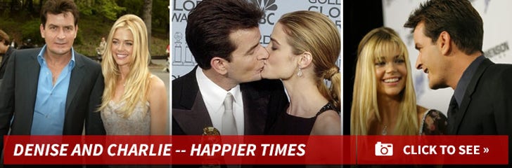 Denise Richards and Charlie Sheen -- Happier Times