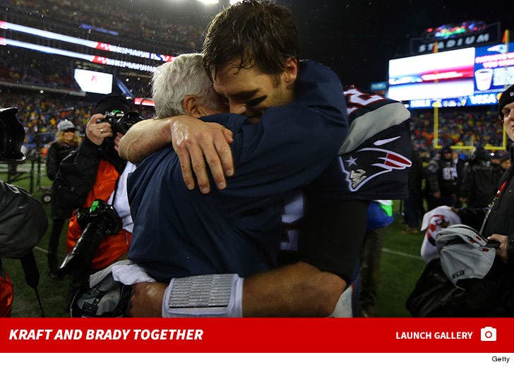 Robert Kraft and Tom Brady Together