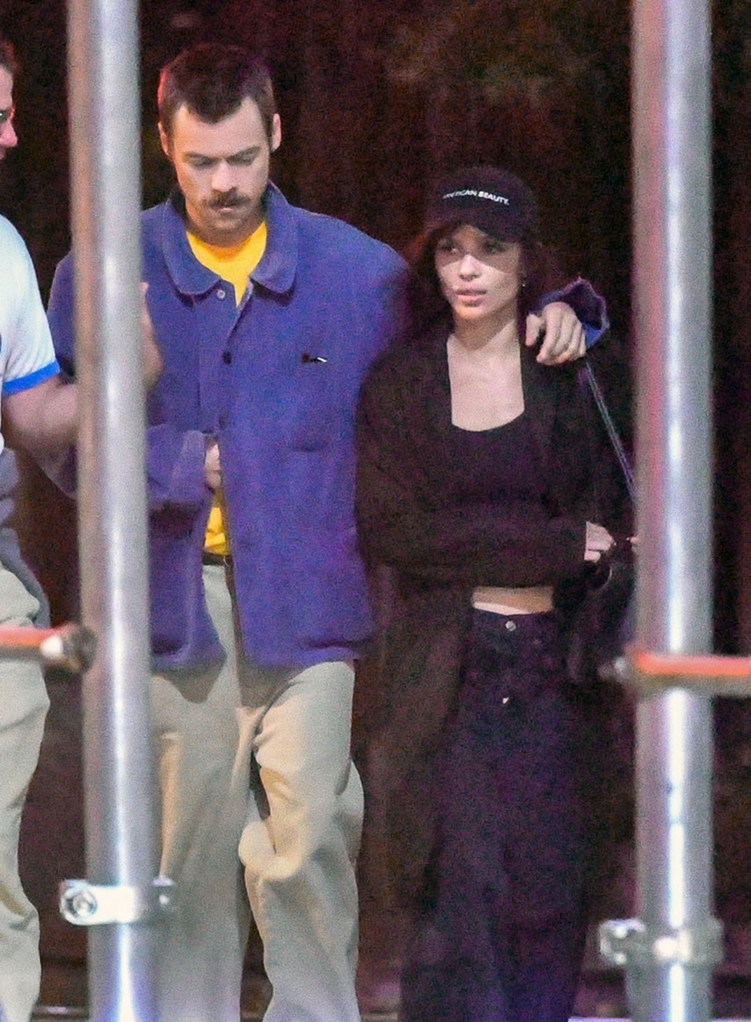 Zoe Kravitz Harry Styles Heat Cozy Up NYC 8