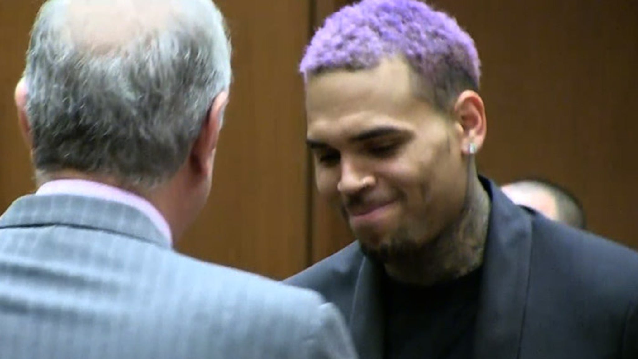 Chris Brown Court Hearing -- He WON'T Be Thrown in Jail
