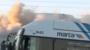 Bus Blocks Georgia Dome Implosion, Weather Channel Guy Gets Pissed