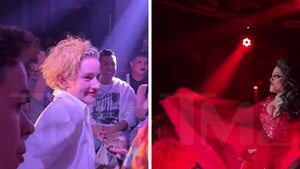 Julia Garner Sits Front Row at Drag Show and Gets Props for Madonna Role
