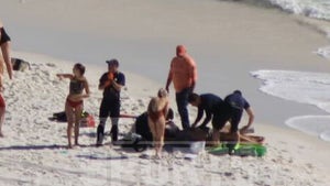 Peyton Hillis Rescue Pics Show Ex-NFL Star Receive Emergency Treatment On Beach