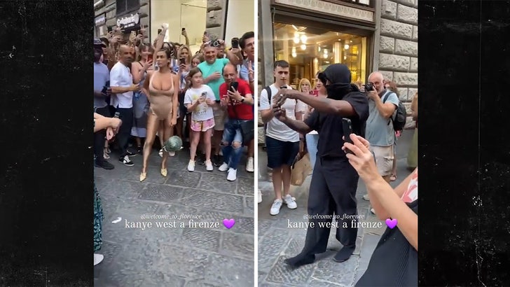 Kanye West and Wife Bianca Censori Cause Frenzy In Florence with Photo Shoot