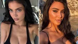 Kylie Jenner vs. Kim Kardashian -- Black Tank Babes Edition