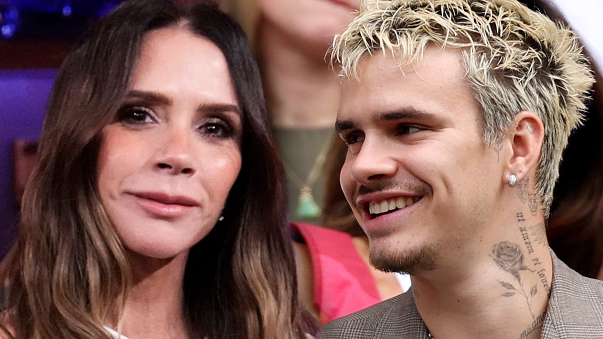 Victoria Beckham Cuddles up to Son Romeo at Event with…