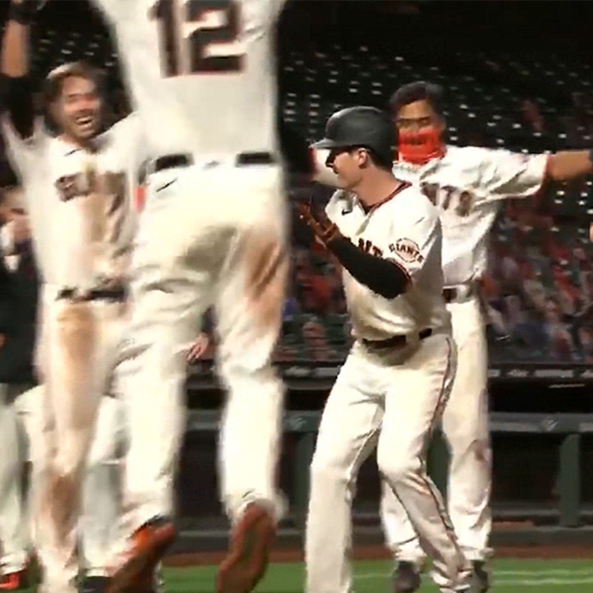 Mike Yastrzemski homers on 30th birthday