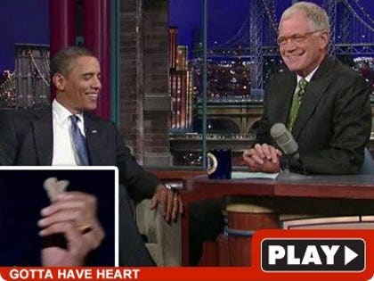 Barack & Letterman: Click to watch